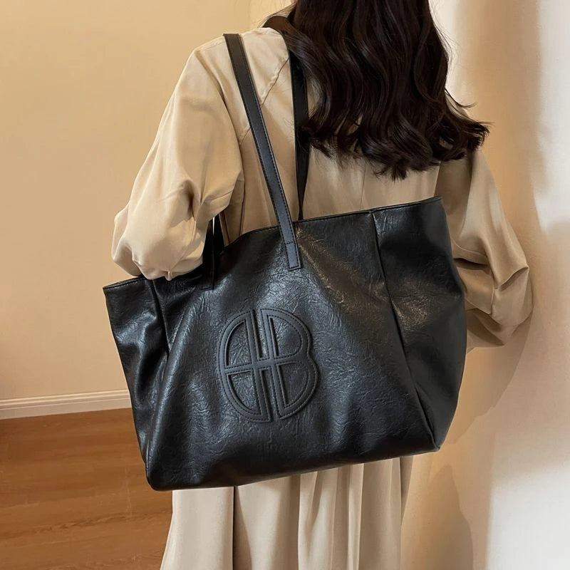 Luxury Vintage Tote Bag for Women,Large Capacity Commuter designer Shoulder Bags,Replicas of luxury Top-Handle Bag 2024 New