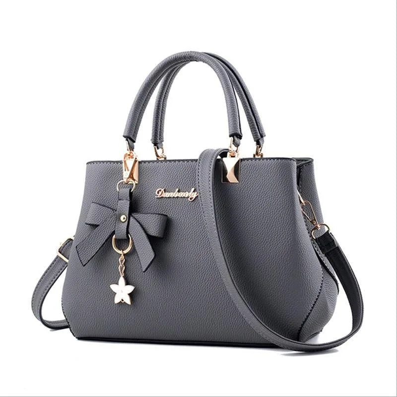 Women Handbag Patchwork Shoulder Messenger Office Work PU Leather Female Bag Ladies Luxury Handbag Fashion Elegant Shoulder Bag