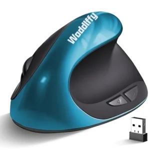 Ergonomic Vertical Mouse with 6 Buttons for Laptops Desktop