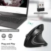 Vertical Mouse Ergonomic Adjusta Buttons for Laptop PC Computer Desktop - Image 15