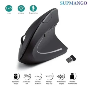 Vertical Mouse Ergonomic Adjusta Buttons for Laptop PC Computer Desktop