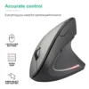 Vertical Mouse Ergonomic Adjusta Buttons for Laptop PC Computer Desktop - Image 7