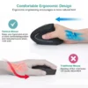 Vertical Mouse Ergonomic Adjusta Buttons for Laptop PC Computer Desktop - Image 4