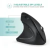 Vertical Mouse Ergonomic Adjusta Buttons for Laptop PC Computer Desktop - Image 9