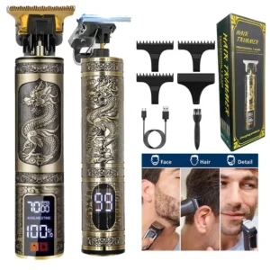 Rechargeable Barber Mens Hair Trimmer Clipper Shaver Cutter Cutting Machine