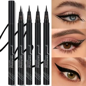 5PCS Smooth Liquid Eyeliner, Tip-resistant, Waterproof, Quick-drying, Soft, Perfect for Precision and Dramatic Eye Appearance
