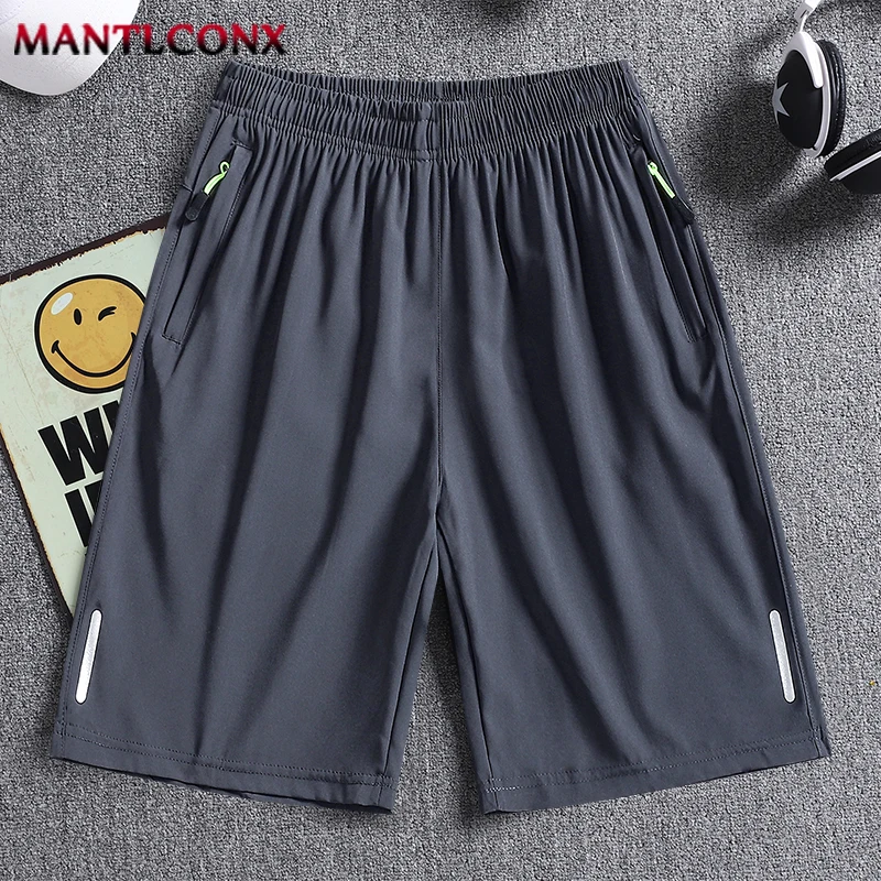 Summer Men's Shorts Cool Sportswear Running Sport Shorts Casual Bottoms Gym Fitness Training Jogging Short Pants Men Black Gray - Image 16