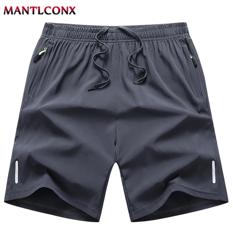 Summer Men's Shorts Cool Sportswear Running Sport Shorts Casual Bottoms Gym Fitness Training Jogging Short Pants Men Black Gray - Image 7