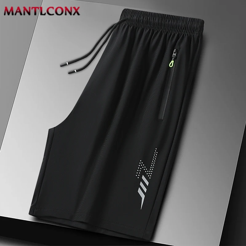 Summer Men's Shorts Cool Sportswear Running Sport Shorts Casual Bottoms Gym Fitness Training Jogging Short Pants Men Black Gray - Image 13