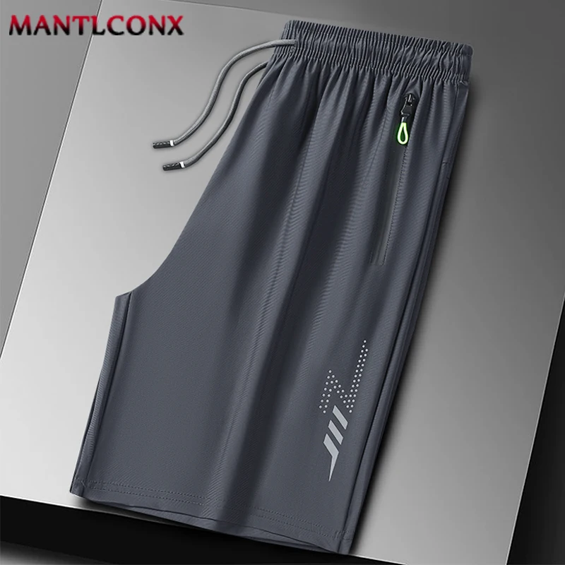 Summer Men's Shorts Cool Sportswear Running Sport Shorts Casual Bottoms Gym Fitness Training Jogging Short Pants Men Black Gray - Image 15