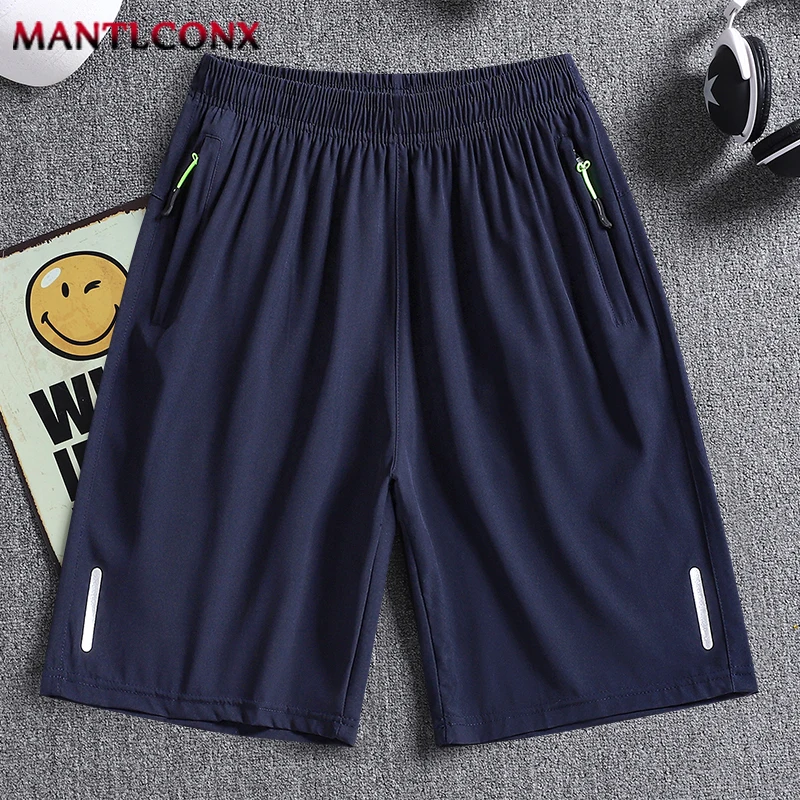 Summer Men's Shorts Cool Sportswear Running Sport Shorts Casual Bottoms Gym Fitness Training Jogging Short Pants Men Black Gray - Image 11